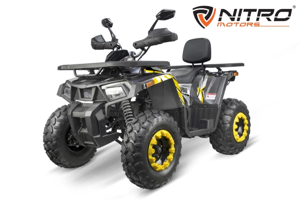 NITRO MOTORS 200cc maxi Kinder Quad Quablo CVT RS Platin